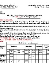 Đề kiểm tra giữa học kỳ I môn Vật lí Lớp 7 - Năm học 2021-2022